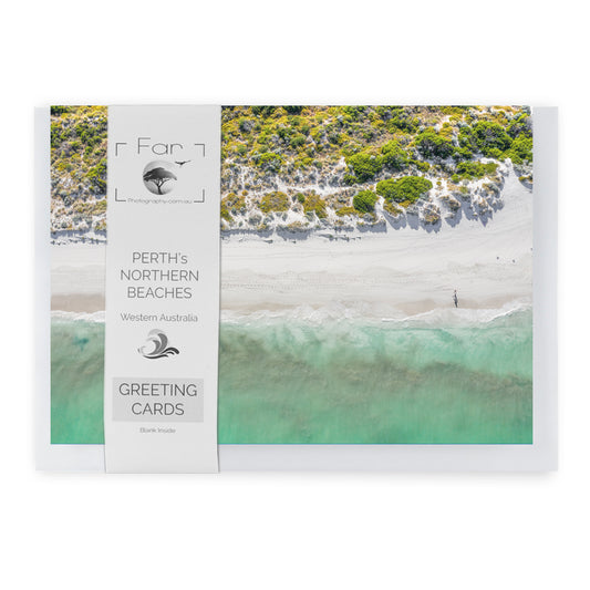 Horizontal Beach Walk Card